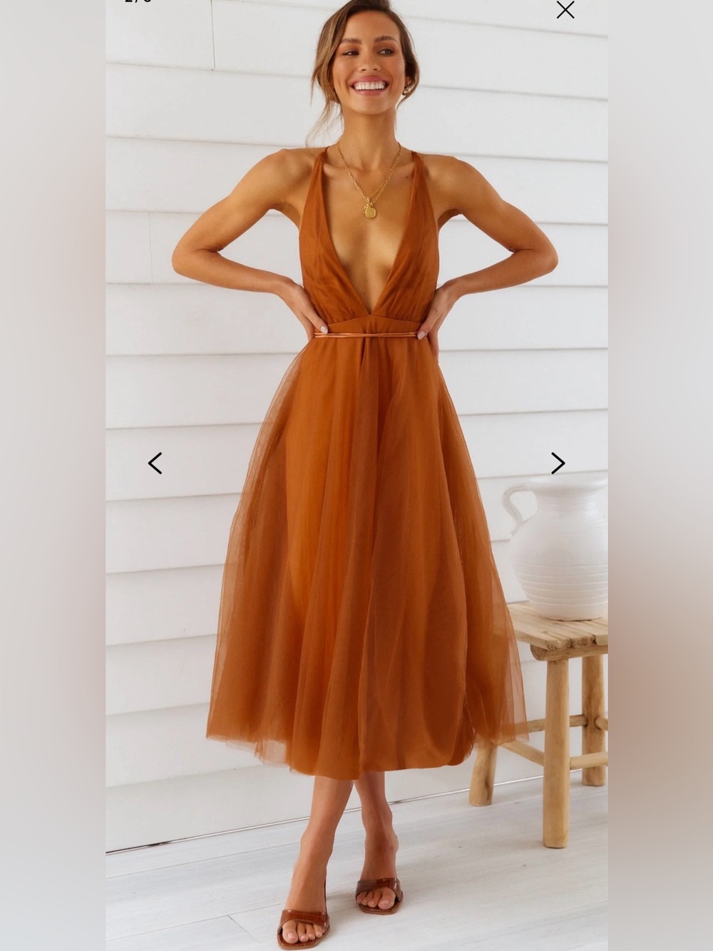 NWT Hello Molly Cinderella Chocolate dress size M - Picture 4 of 9